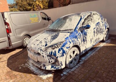 'Silver service' on a Toyota Yari's