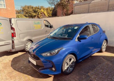 'Silver service' on a Toyota Yari's